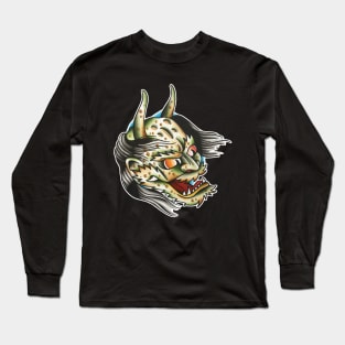 Japanese Demon Tattoo Design Long Sleeve T-Shirt